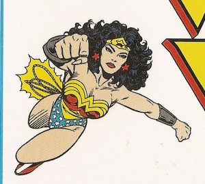 Flying Punch Wonder Woman